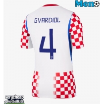 Croatia Josko Gvardiol #4 Replica Home Shirt World Cup 2026 Short Sleeve